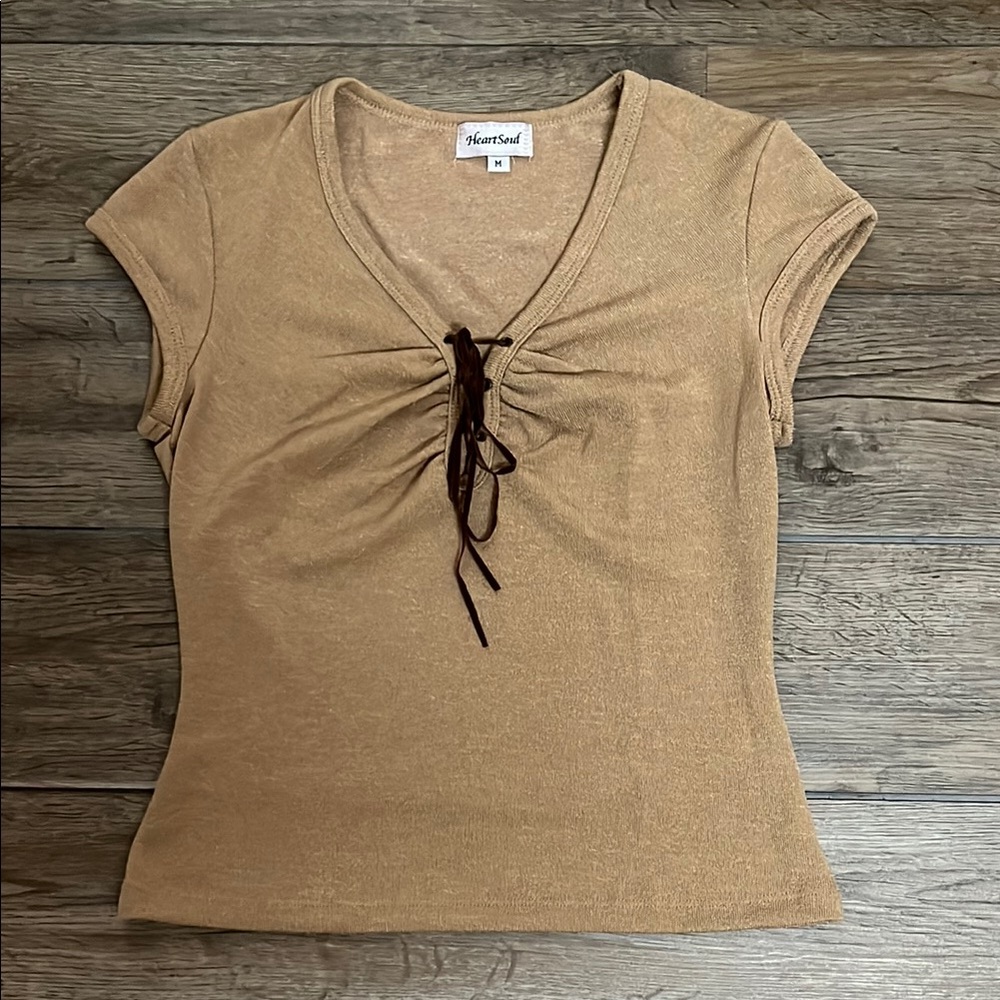 Tie Front Tee